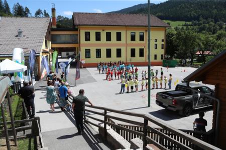 Slovenska bakla na obisku v Lučah